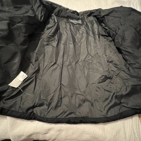 #3332. Eddie Bauer Women's Black Down Filled Quilted Puffer Coat. Size XXL - Picture 5 of 12